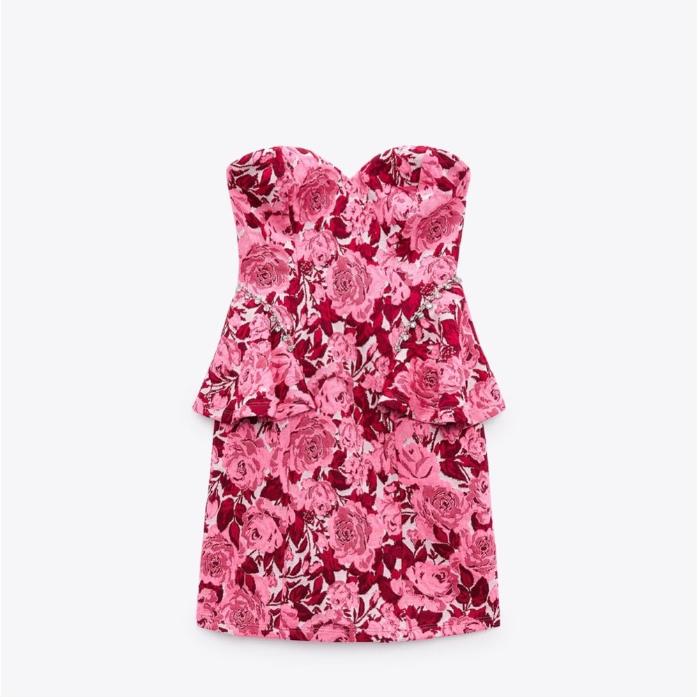 NWT ZARA FLORAL DRESS